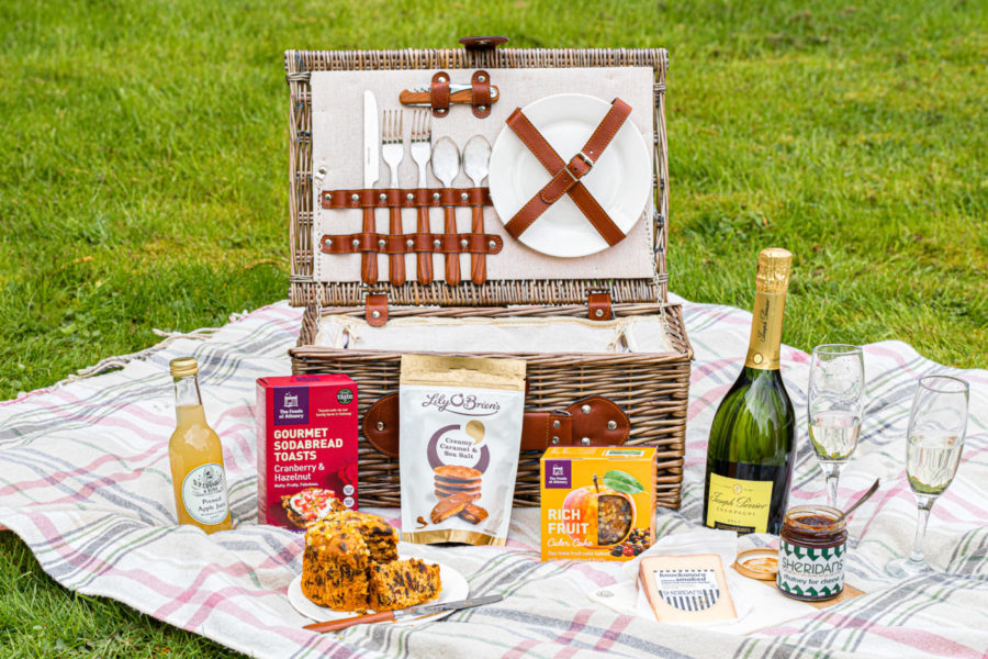 The Luxury Picnic Hamper Gift Basket from Ireland for