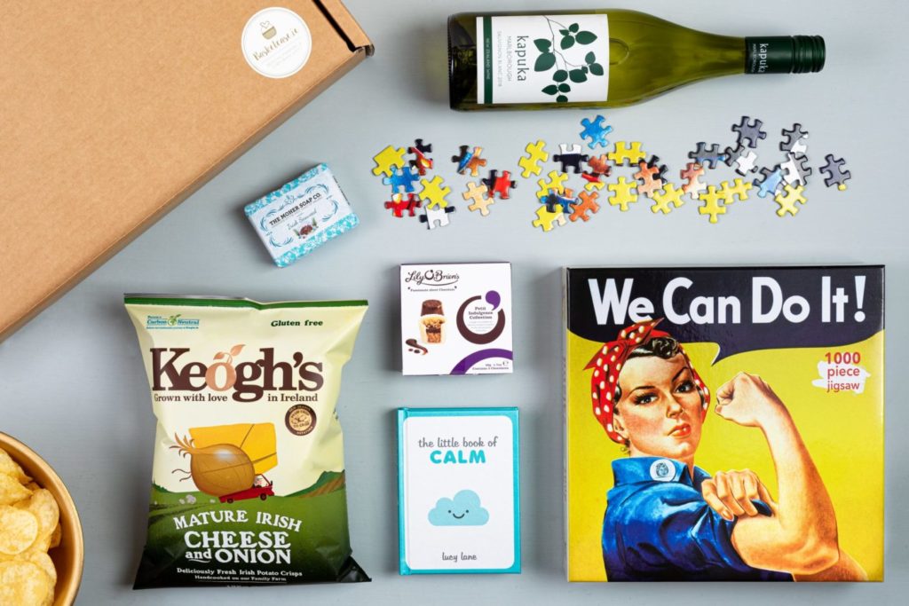 The Isolation Kit - Adult Jigsaw Hamper Ireland - Wellbeing Gifts Ireland